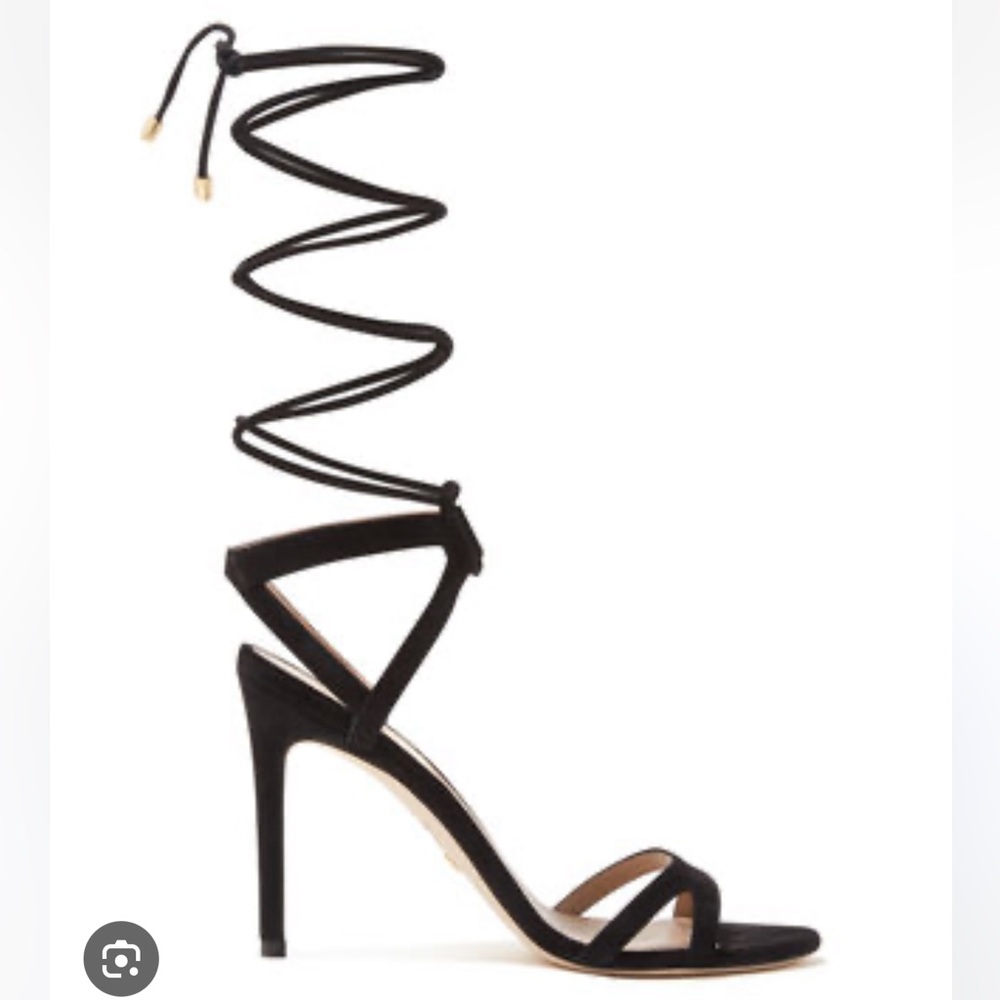 Stuart Weitzman SOIREE 100 LACE-UP SANDAL